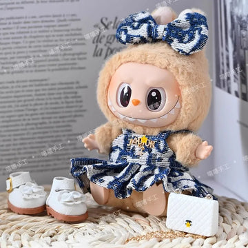 Vêtements de Poupée Labubu 17cm - Luxe Mini Design Macaron