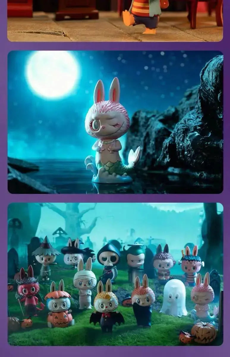 🎃 Figurine de Monstre Halloween Labubu – Boîte Mystère SiriuS