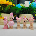 🌸 Figurine Mini Hippers LABUBU – Édition Cherry Blossom
