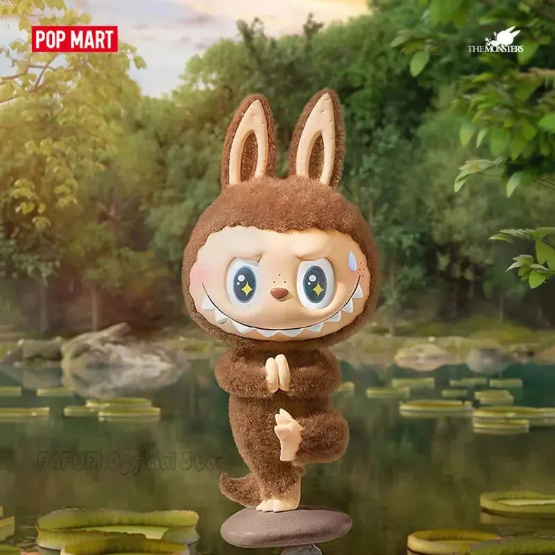 🌿 Figurine Kawaii LABUBU – Série Lazy Yoga SiriuS