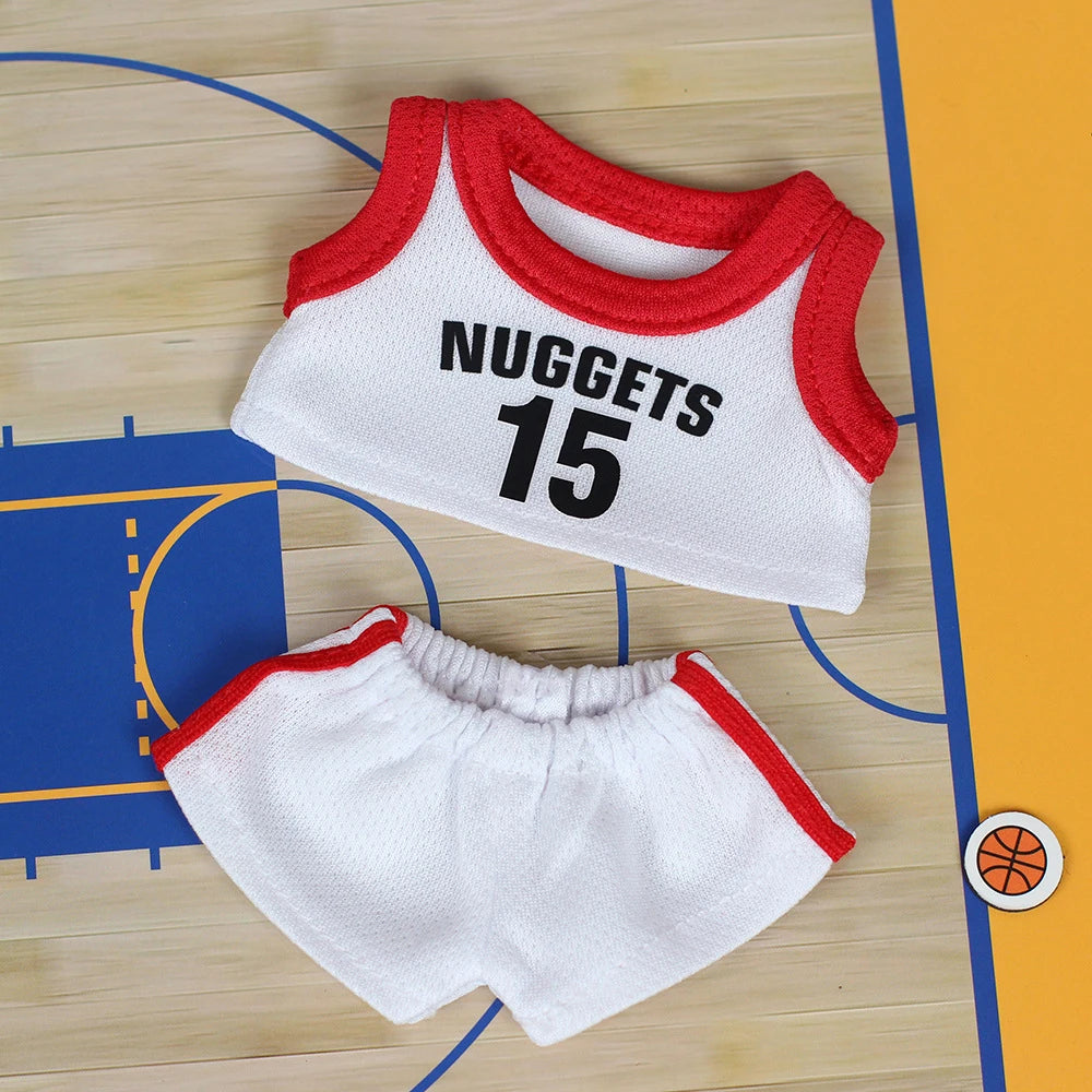 🏀 Tenue Basketball pour Mini Labubu 17 cm – Style Sportif &amp; Jeu d’Équipe - SiriuS