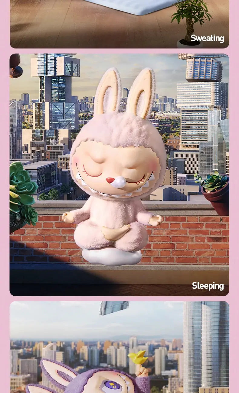 🧘♀️ LABUBU The Monsters – Série Yoga Paresseux SiriuS