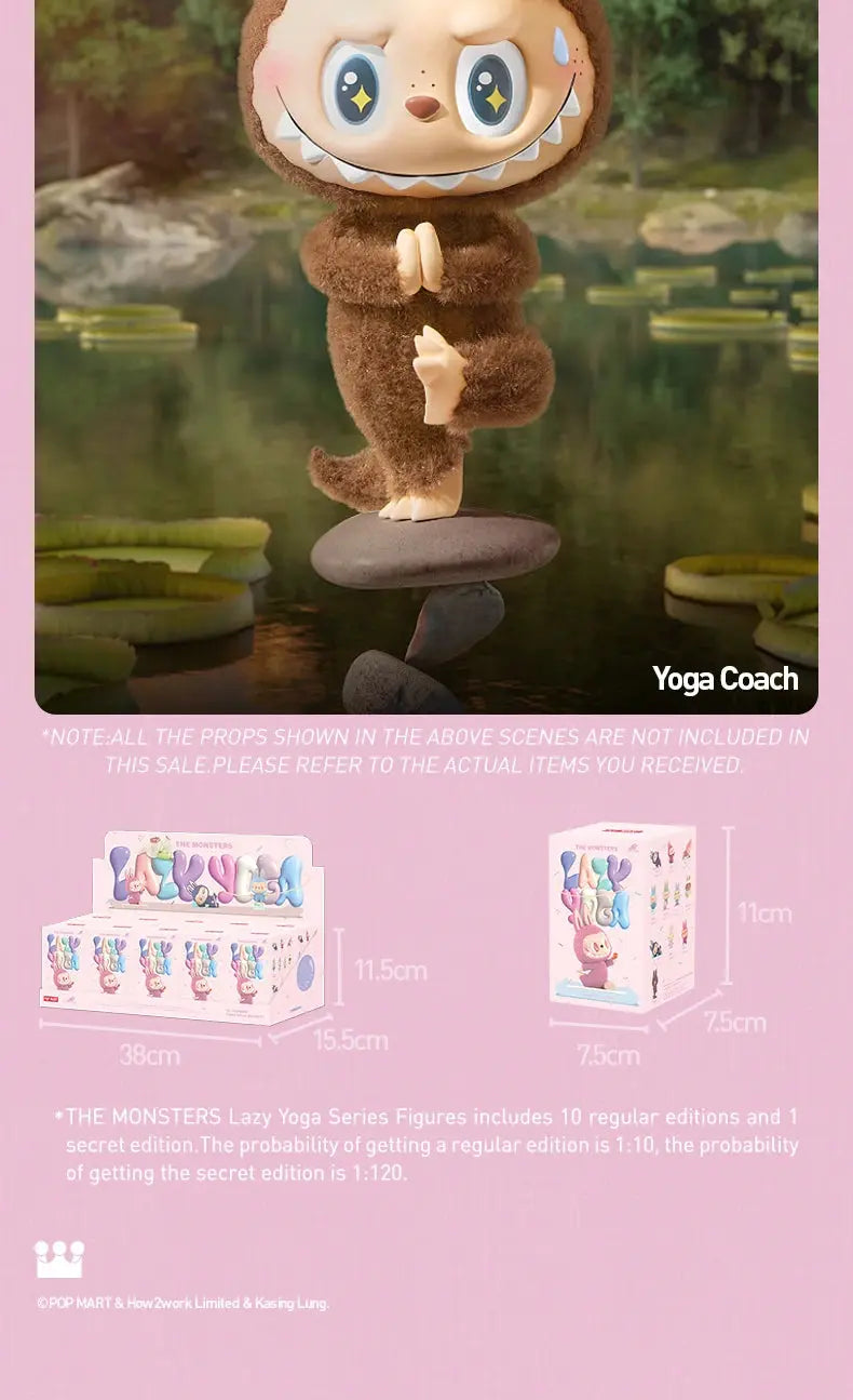 🧘♀️ LABUBU The Monsters – Série Yoga Paresseux SiriuS