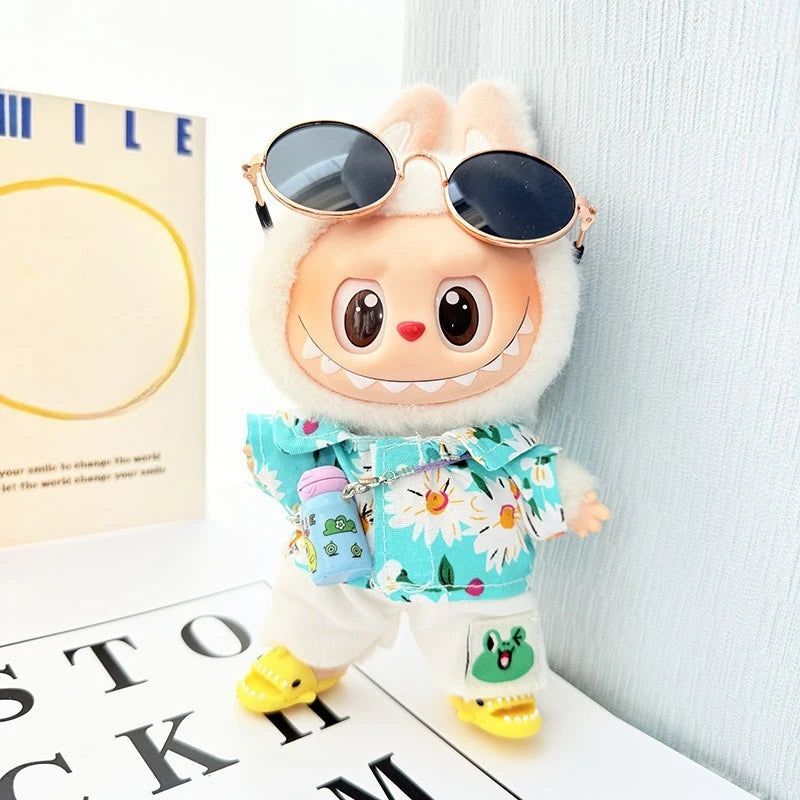 🌺 Ensemble de vêtements de luxe Hawaï pour Labubu V1/V2 – Vacances stylées au bout des doigts ! - SiriuS
