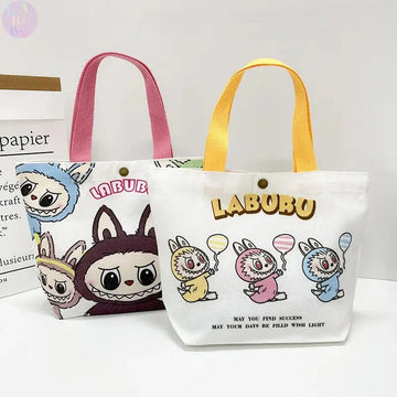 👜 Sac Tote en Toile Labubu – Le Cartoon Chic à Portée de Main SiriuS