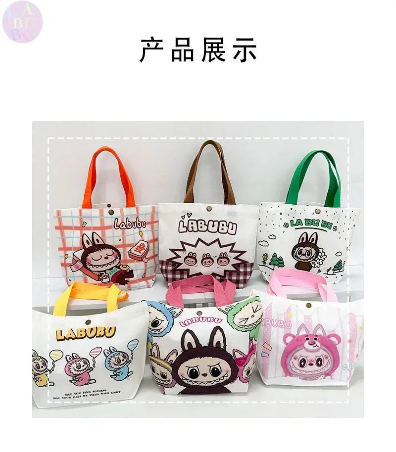 👜 Sac Tote en Toile Labubu – Le Cartoon Chic à Portée de Main SiriuS