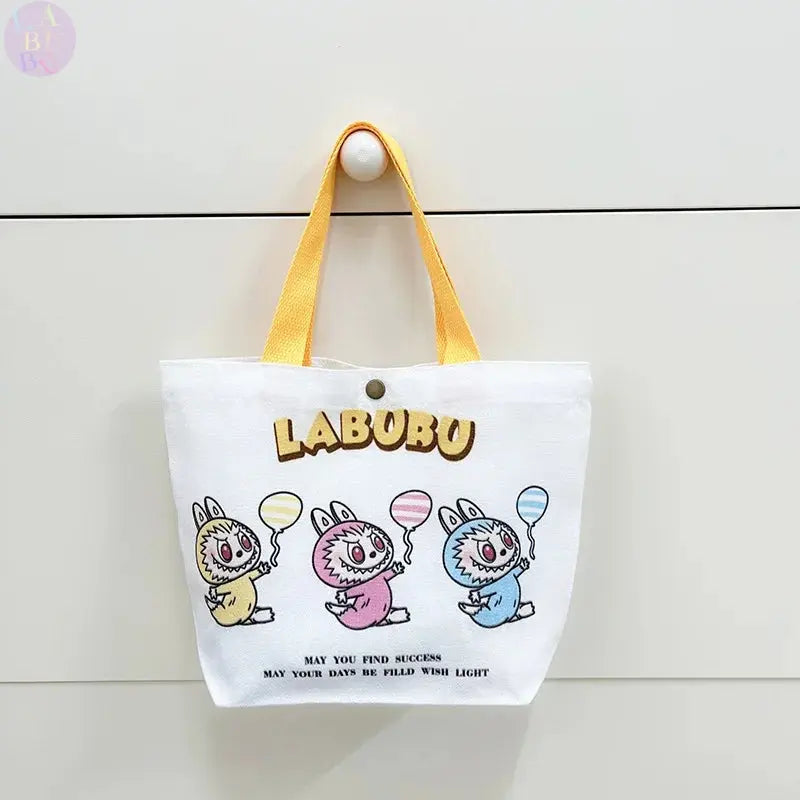 👜 Sac Tote en Toile Labubu – Le Cartoon Chic à Portée de Main SiriuS