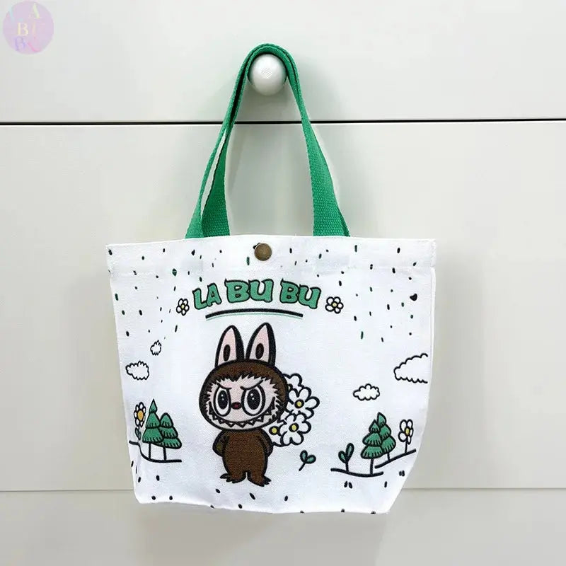 👜 Sac Tote en Toile Labubu – Le Cartoon Chic à Portée de Main SiriuS