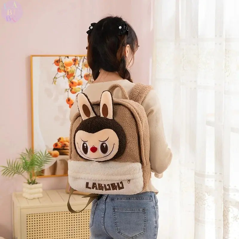 🎒 Sac à Dos en Peluche Labubu – Grand, Mignon &amp; Ultra Pratique SiriuS