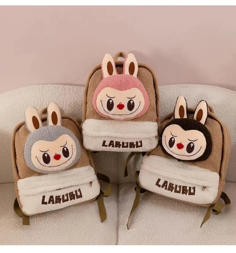 🎒 Sac à Dos en Peluche Labubu – Grand, Mignon &amp; Ultra Pratique SiriuS