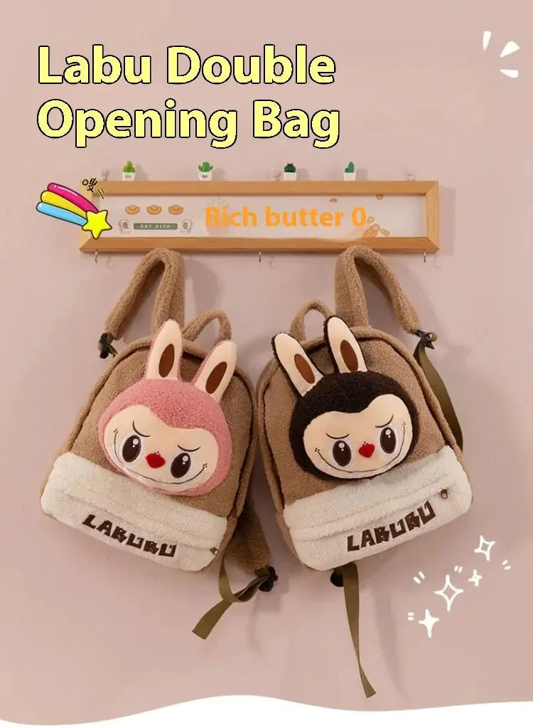 🎒 Sac à Dos en Peluche Labubu – Grand, Mignon &amp; Ultra Pratique SiriuS