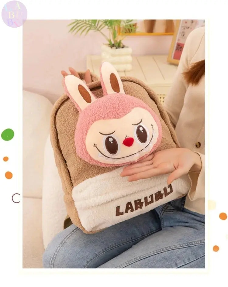 🎒 Sac à Dos en Peluche Labubu – Grand, Mignon &amp; Ultra Pratique SiriuS