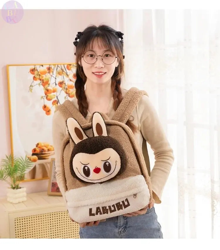 🎒 Sac à Dos en Peluche Labubu – Grand, Mignon &amp; Ultra Pratique SiriuS