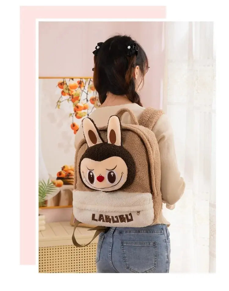 🎒 Sac à Dos en Peluche Labubu – Grand, Mignon &amp; Ultra Pratique SiriuS