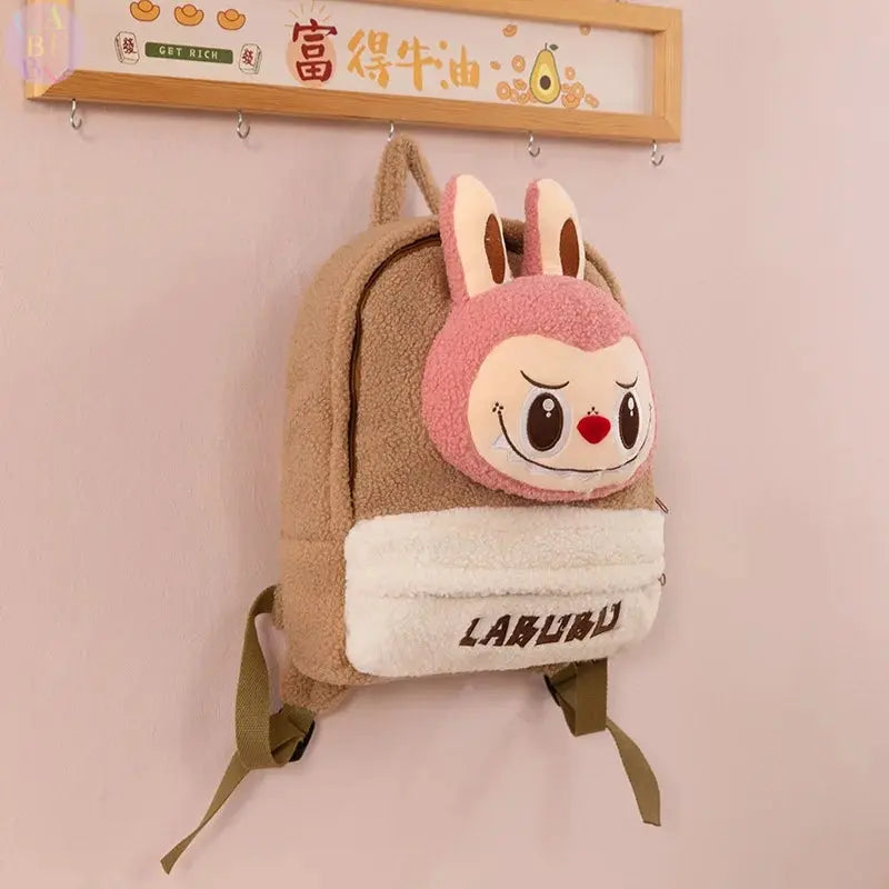 🎒 Sac à Dos en Peluche Labubu – Grand, Mignon &amp; Ultra Pratique SiriuS