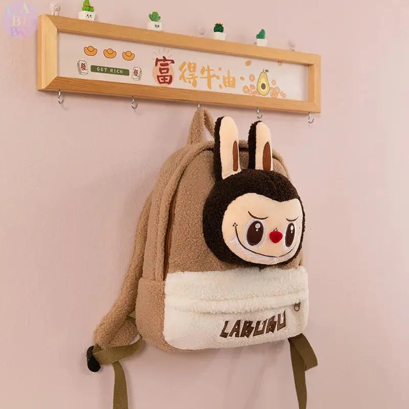 🎒 Sac à Dos en Peluche Labubu – Grand, Mignon &amp; Ultra Pratique SiriuS