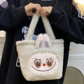 👜 Sac à Main Kawaii Labubu - Tote Brown à Double Compartiment SiriuS