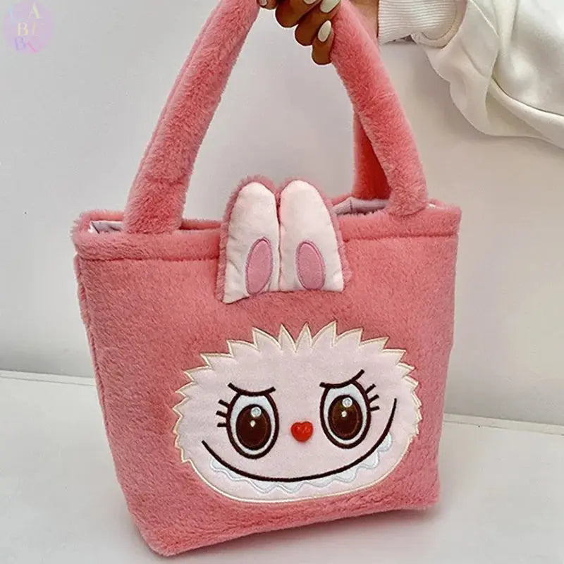 👜 Sac à Main Kawaii Labubu - Tote Brown à Double Compartiment SiriuS