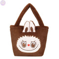 👜 Sac à Main Kawaii Labubu - Tote Brown à Double Compartiment SiriuS
