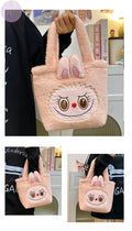 👜 Sac à Main Kawaii Labubu - Tote Brown à Double Compartiment SiriuS