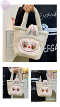 👜 Sac à Main Kawaii Labubu - Tote Brown à Double Compartiment SiriuS