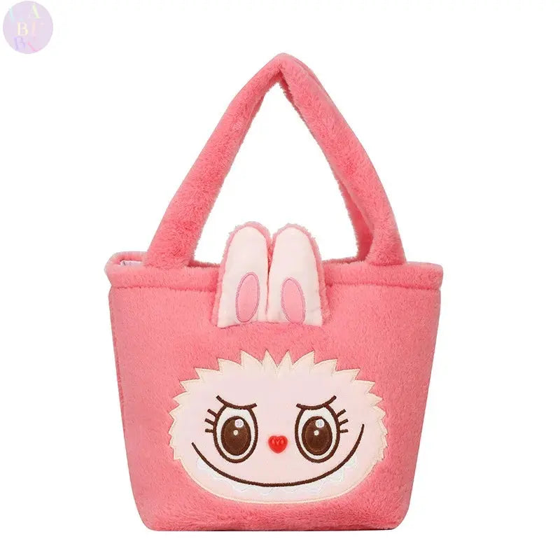 👜 Sac à Main Kawaii Labubu - Tote Brown à Double Compartiment SiriuS