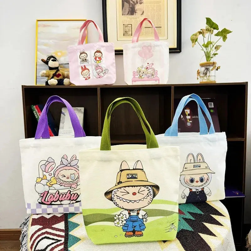 🎒 Sac à Main Labubu en Toile – Polyvalent, Adorable, Inoubliable ! SiriuS