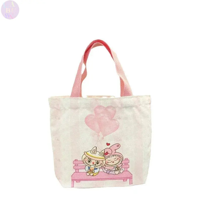 🎒 Sac à Main Labubu en Toile – Polyvalent, Adorable, Inoubliable ! SiriuS