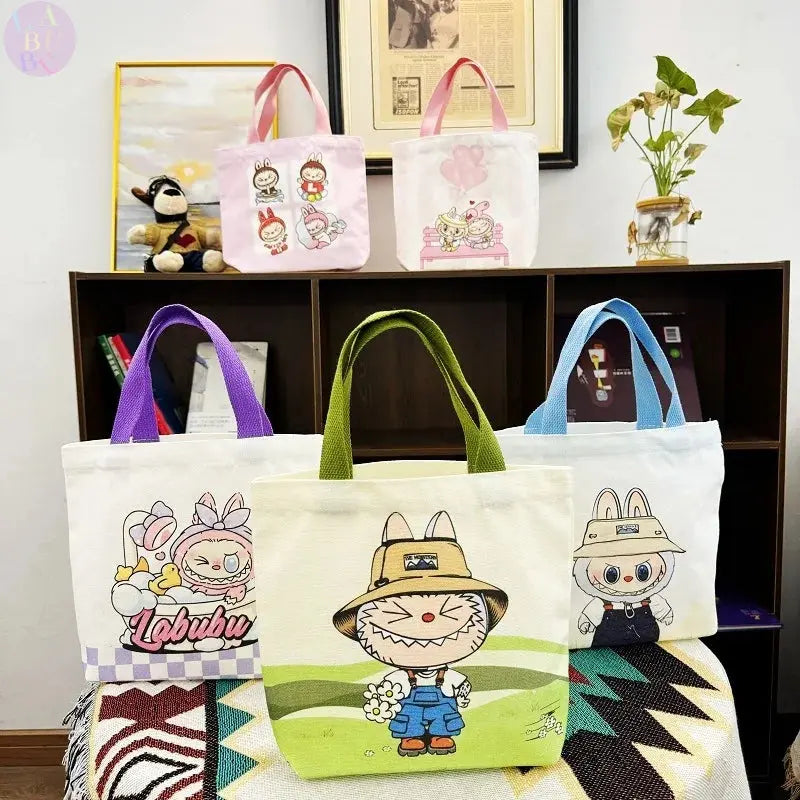 🎒 Sac à Main Labubu en Toile – Polyvalent, Adorable, Inoubliable ! SiriuS