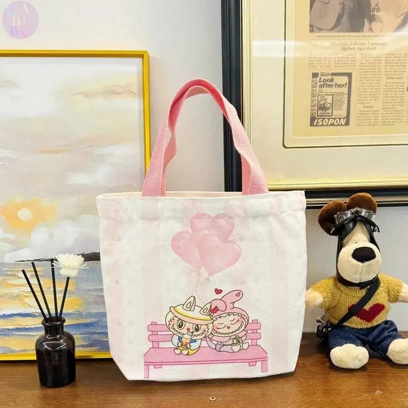 🎒 Sac à Main Labubu en Toile – Polyvalent, Adorable, Inoubliable ! SiriuS