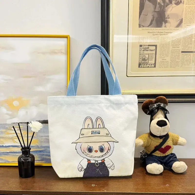 🎒 Sac à Main Labubu en Toile – Polyvalent, Adorable, Inoubliable ! SiriuS