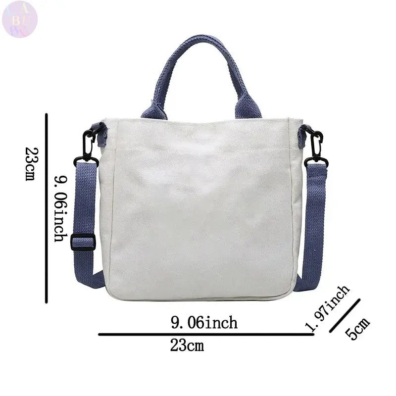 👜 Sac à bandoulière en toile Labubu – Le tote bag mignon qui vous suit partout ! SiriuS