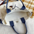 👜 Sac à bandoulière en toile Labubu – Le tote bag mignon qui vous suit partout ! SiriuS