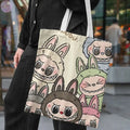 👜 Sac en Toile Kawaii Labubu – L’accessoire cartoon qui booste votre style ! SiriuS