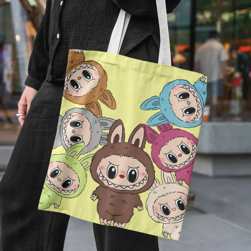 👜 Sac en Toile Kawaii Labubu – L’accessoire cartoon qui booste votre style ! SiriuS
