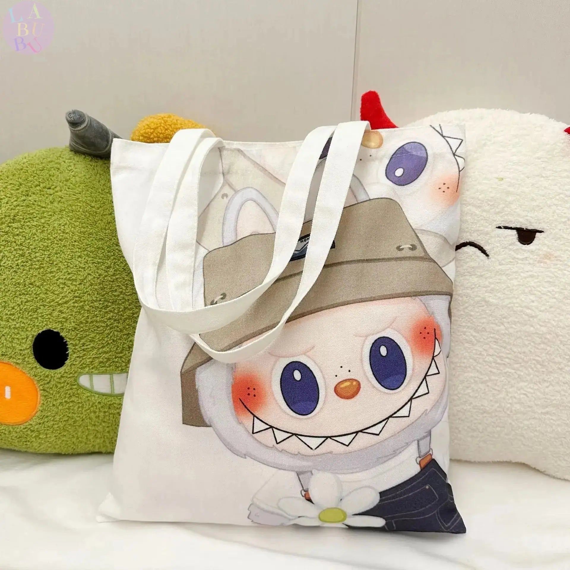 👜 Sac en Toile Kawaii Labubu – L’accessoire cartoon qui booste votre style ! SiriuS