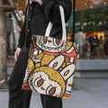🧳 Sac en Toile Labubu – Motifs de Monstre, Grand Format, Grand Style ! SiriuS
