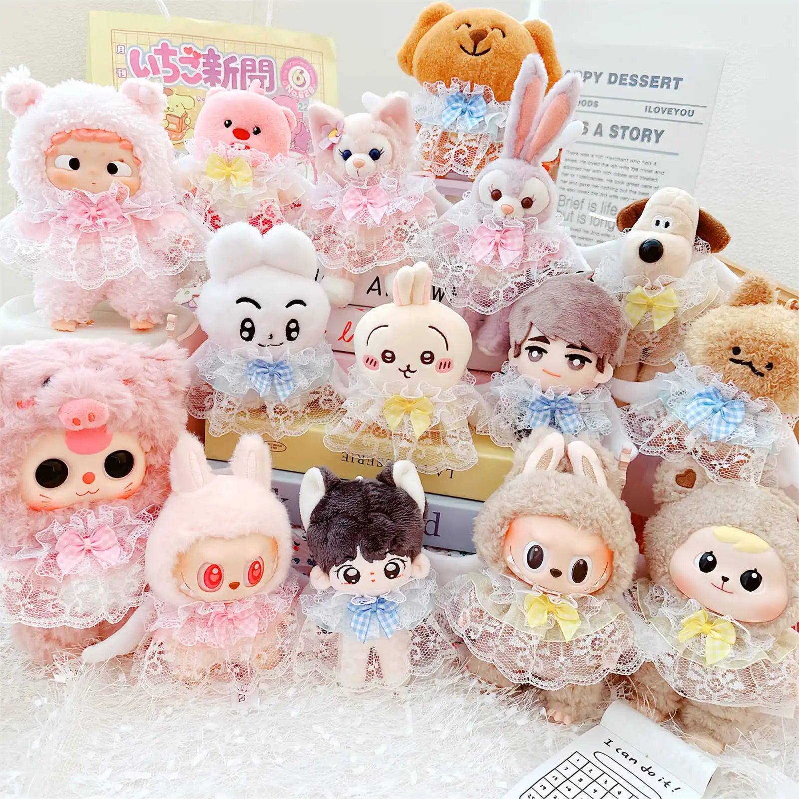 👗🎤 Vêtements Labubu 17cm – Mode Kpop pour Petits Stylistes ! - SiriuS