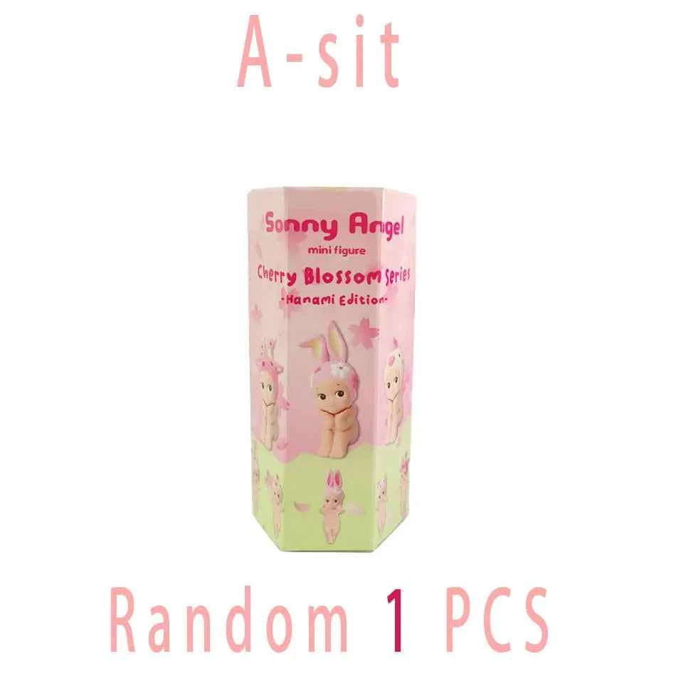 🌸 Figurine Mini Hippers LABUBU – Édition Cherry Blossom