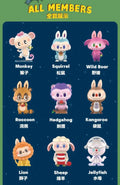 🌈 Figurines Kawaii Labubu – Boîte Mystère Animaux SiriuS