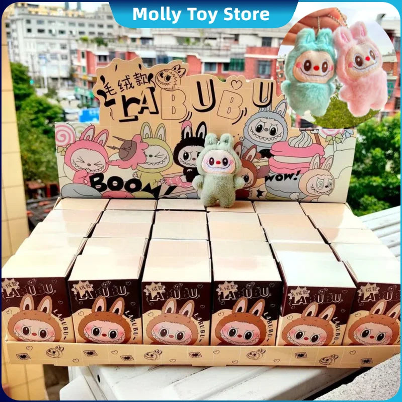 🧸 Labubu – Set de 30 Porte-clés Plush Blind Box Kawaii - SiriuS