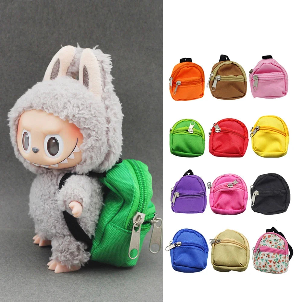 🎒 Sac à Dos en Toile Labubu pour Poupées de 15/17cm – Mode &amp; Aventure - SiriuS