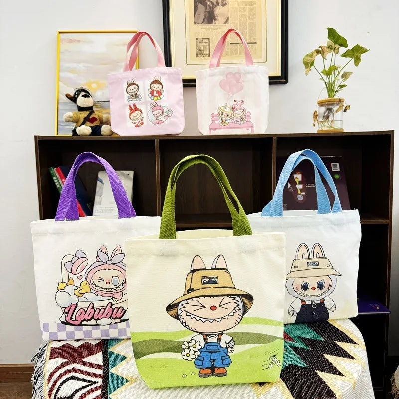 🎒 Labubu Canvas Handbag – Versatile, Adorable, Unforgettable!