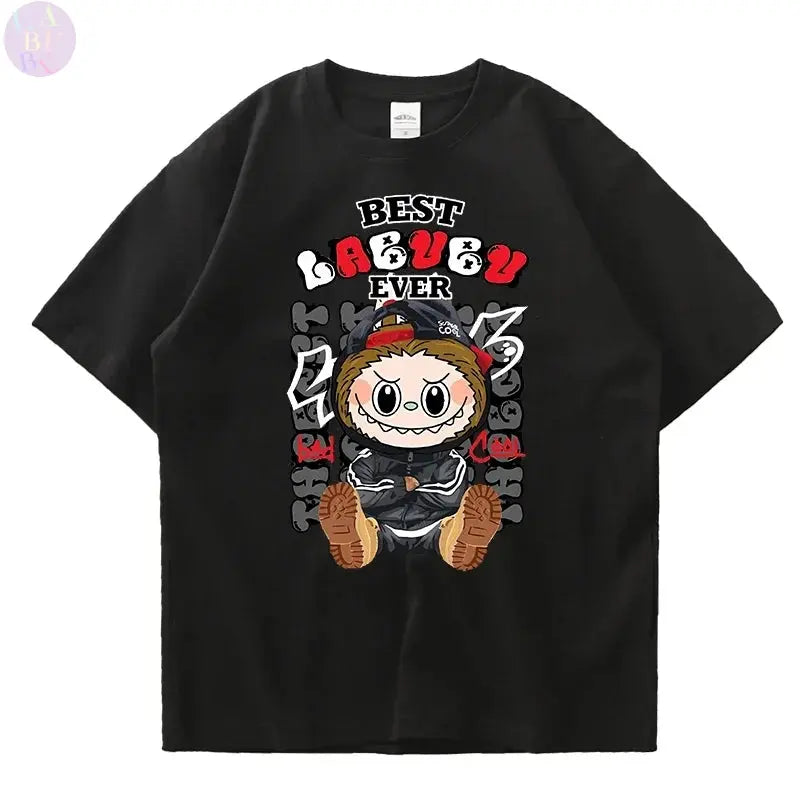 👕 T-shirt Couple LABUBU – Anime Créatif & Casual SiriuS