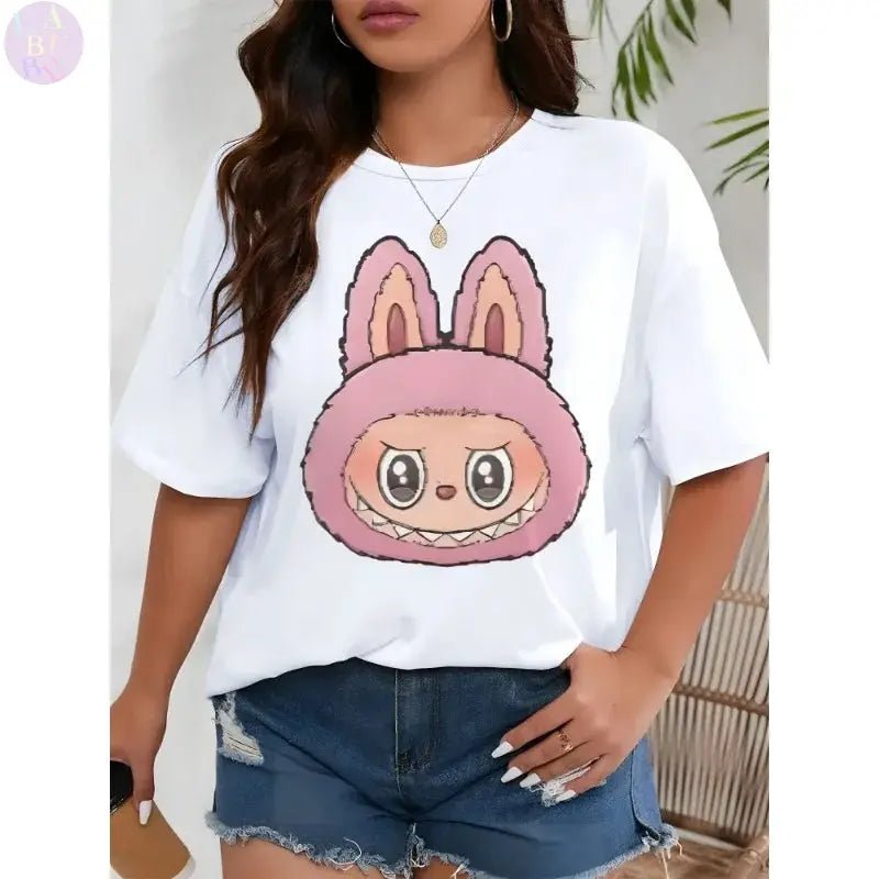 👕 T-shirt Couple Labubu – Pour Femmes SiriuS