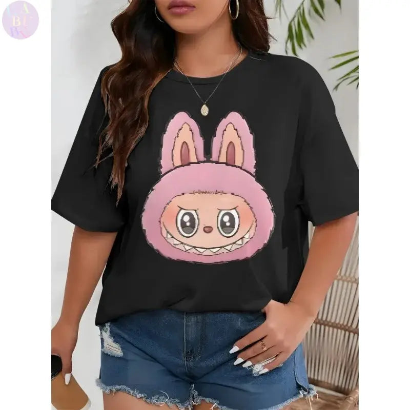 👕 T-shirt Couple Labubu – Pour Femmes SiriuS