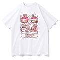 👚 T-shirt Femme Graffiti Labubu – Style Décontracté Y2K SiriuS