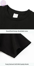 👚 T-shirt Femme Graffiti Labubu – Style Décontracté Y2K SiriuS