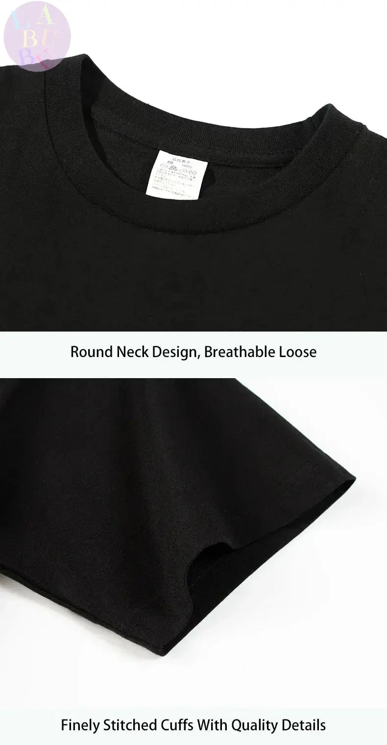 👚 T-shirt Femme Graffiti Labubu – Style Décontracté Y2K SiriuS