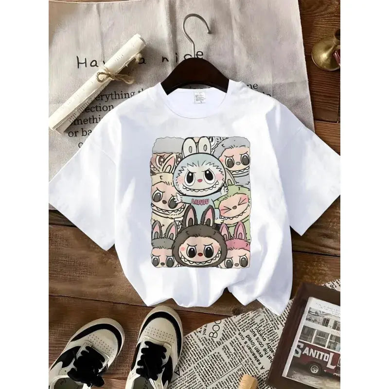 👚 T-shirt Labubu pour Femmes – Design Mignon &amp; Style Assumé SiriuS